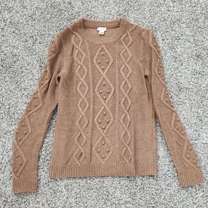 J. Crew Cable Knit Sweater